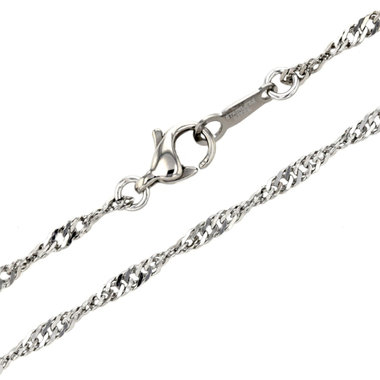 ステンレス スクリュー チェーン（40cm）（サージカルステンレス 316L）