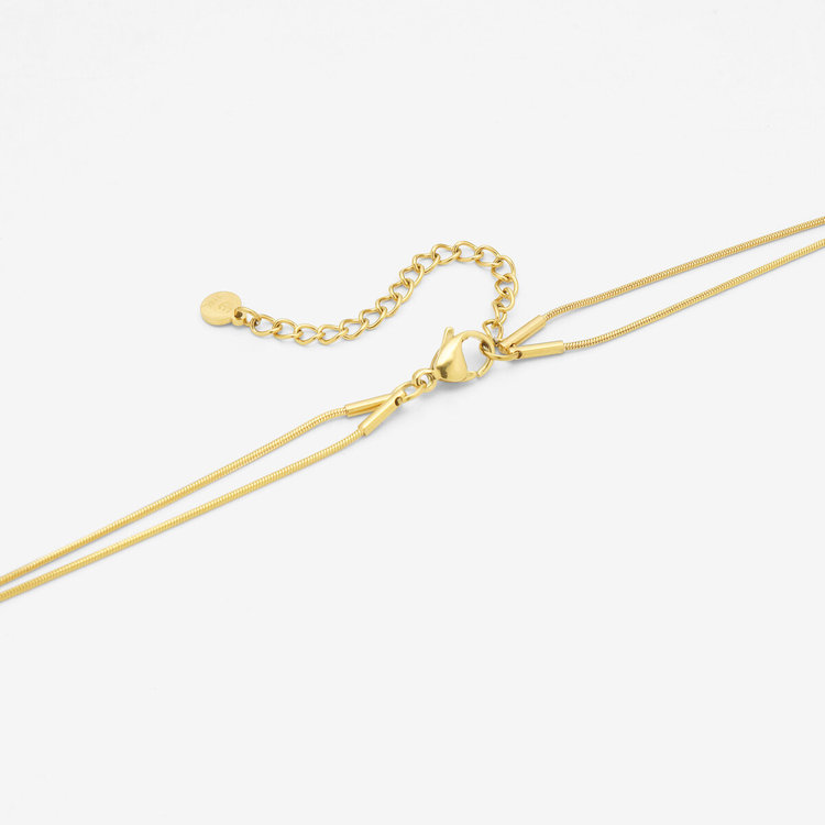 BLOOM ブルーム ステンレス デザインネックレス（サージカルステンレス 316L） イエロー