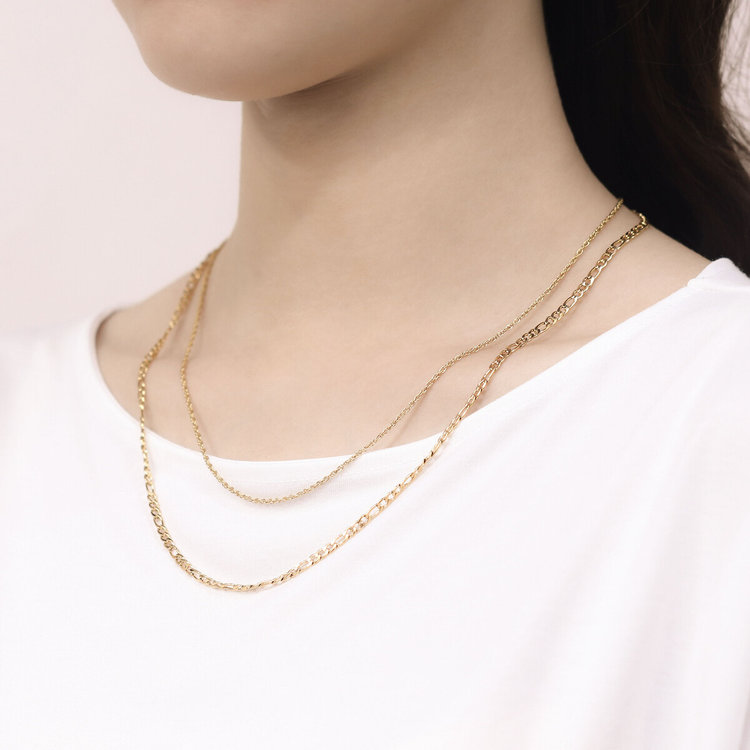 BLOOM ブルーム ステンレス デザインネックレス（サージカルステンレス 316L） イエロー