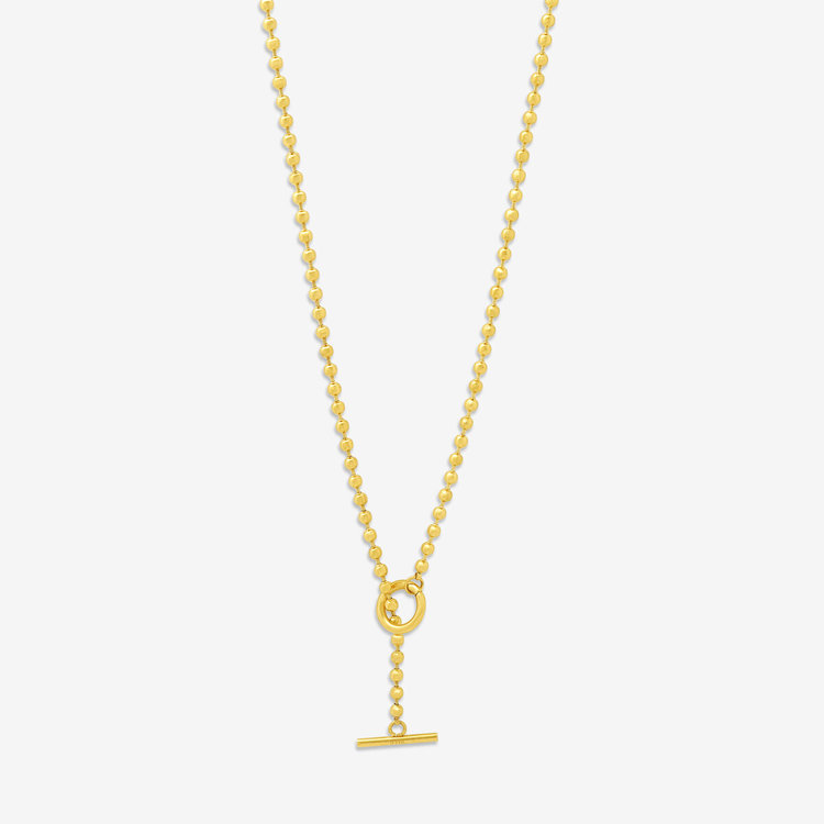 BLOOM ブルーム ステンレス ロング デザインネックレス（71cm）（サージカルステンレス316L） イエロー