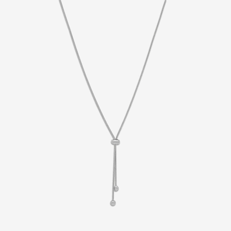 BLOOM ブルーム ファインスティール ロング デザインネックレス（64cm）（サージカルステンレス316L） シルバー
