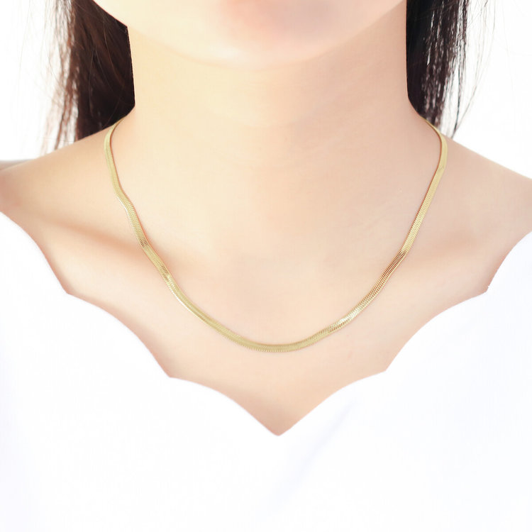 BLOOM ブルーム ステンレス デザインネックレス（サージカルステンレス316L） イエロー