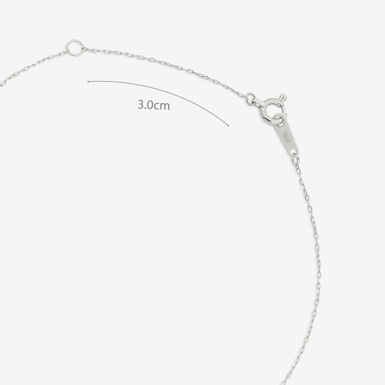 BLOOM ブルーム 【ドラマ着用】【GLOW】K10 ホワイトゴールド ダイヤモンド ネックレス ホワイトゴールド