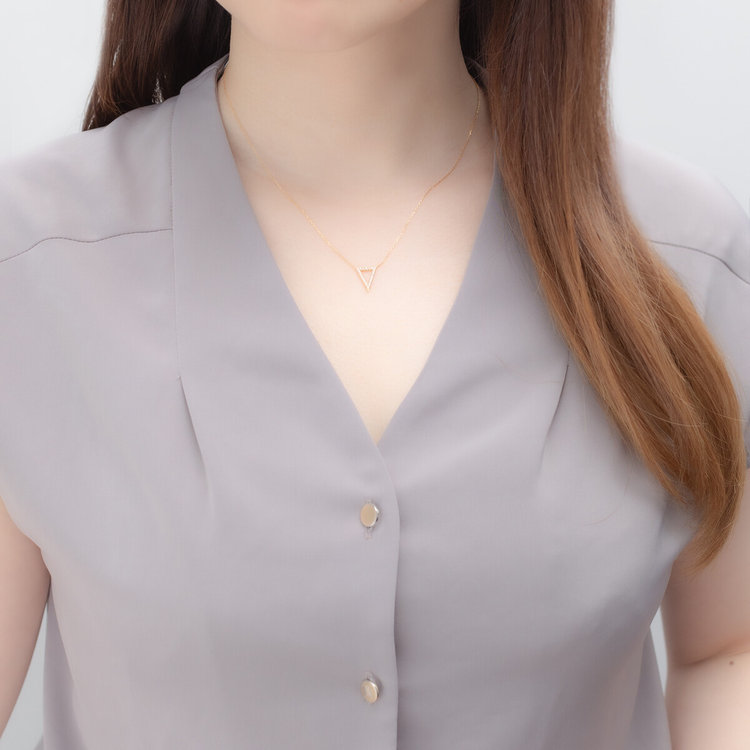 BLOOM ブルーム 【Tanje】K18 イエローゴールド ダイヤモンド ネックレス イエローゴールド