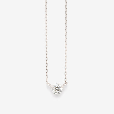 【2026サマーコレクション】【Heart＆Cupid】プラチナ ダイヤモンド ネックレス（0.1ct）<H&C証明カード/スコープ付>