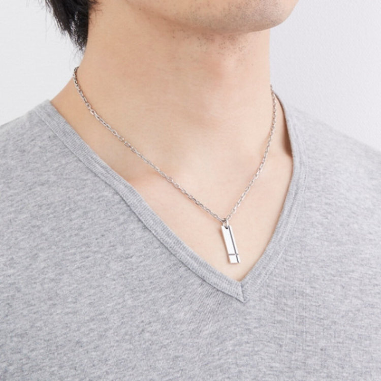 BLOOM ブルーム ステンレス ダイヤモンド ネックレス チャーム※チェーン別売り（サージカルステンレス 316L） ブラック