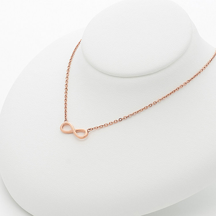 BLOOM ブルーム 【Link（つながり）】ステンレス ペアネックレス（レディース） ピンク