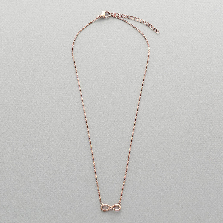 BLOOM ブルーム 【Link（つながり）】ステンレス ペアネックレス（レディース） ピンク