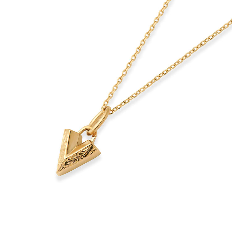 BLOOM ブルーム ステンレス ペアネックレス（レディース）（サージカルステンレス 316L） イエロー