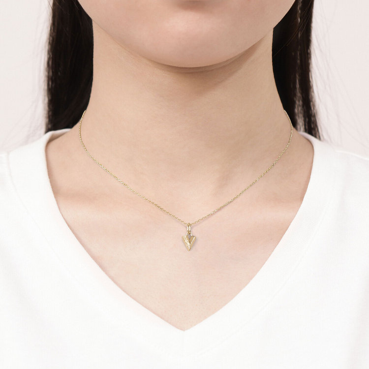 BLOOM ブルーム ステンレス ペアネックレス（レディース）（サージカルステンレス 316L） イエロー