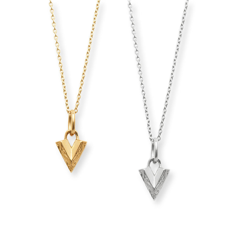 BLOOM ブルーム ステンレス ペアネックレス（レディース）（サージカルステンレス 316L） イエロー