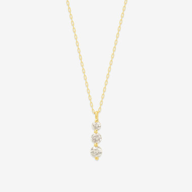 BLOOM　ブルーム　K18　ネックレス　イエローゴールド　ダイヤモンド　新品 BLOOM（アクセサリー） ネックレス K10 イエローゴールド