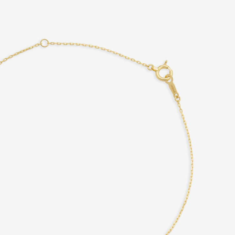 BLOOM ブルーム 【GLOW】K10 イエローゴールド ダイヤモンド ネックレス（0.05ct） イエローゴールド