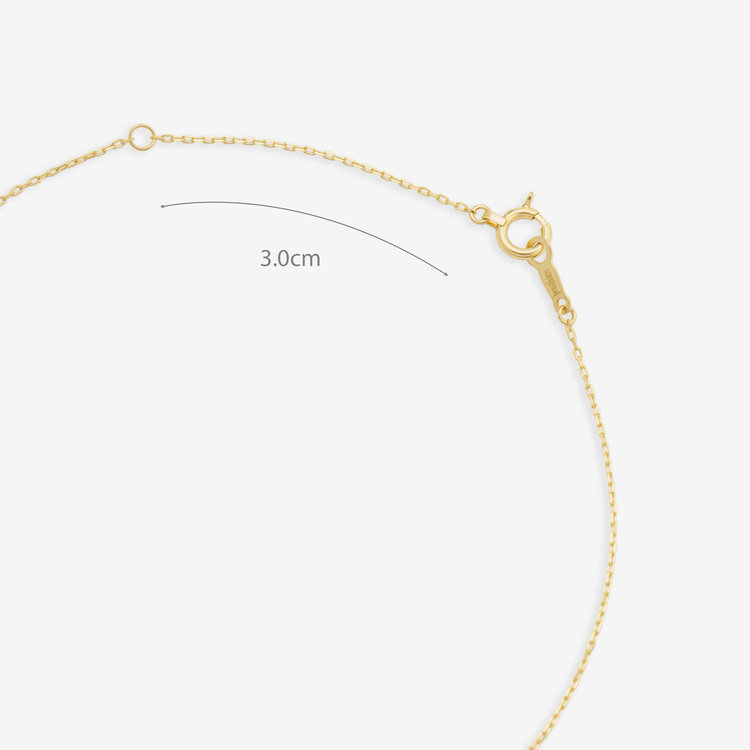 BLOOM ブルーム 【GLOW】K10 イエローゴールド ダイヤモンド ネックレス（0.05ct） イエローゴールド