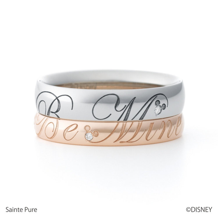 BLOOM ブルーム 【ディズニー】SMACK ステンレス ダイヤモンド ペアネックレス （メンズ） シルバー