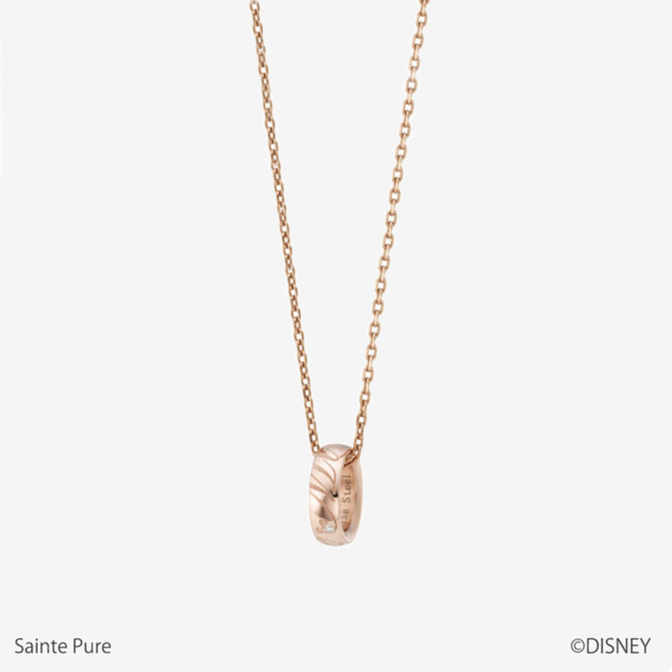 BLOOM ブルーム 【ディズニー】SMACK ステンレス ダイヤモンド ペアネックレス （レディース） ピンク