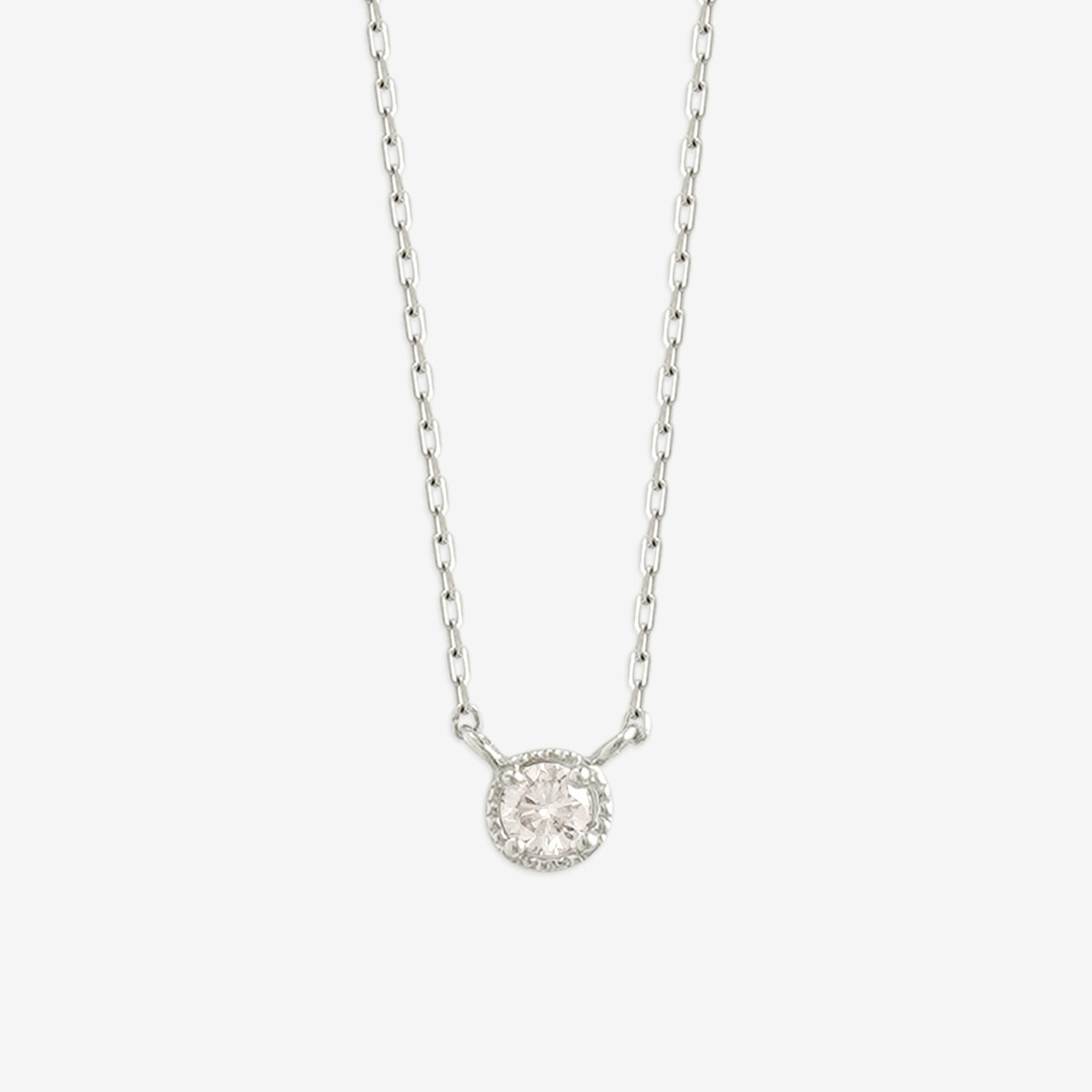 ダンシングストーン】K10 ホワイトゴールド ダイヤモンド しずく