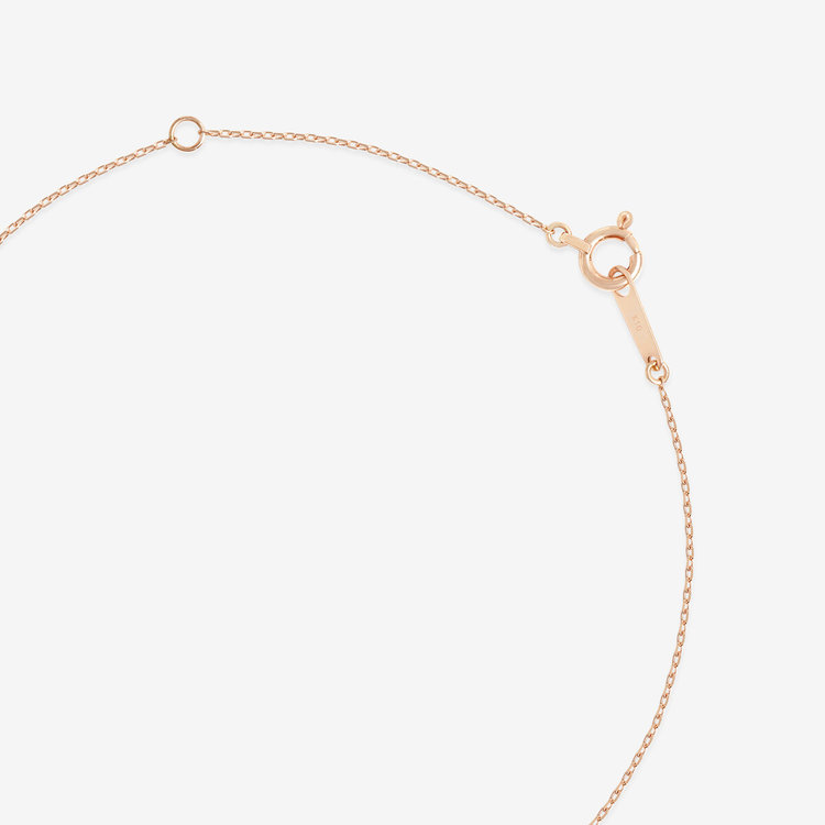 BLOOM ブルーム 【GLOW】K10 ピンクゴールド ダイヤモンド ハート ネックレス ピンクゴールド