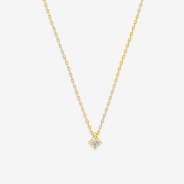 【WEB限定】K18 イエローゴールド ダイヤモンド ネックレス（0.06ct）
