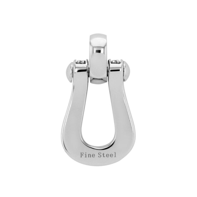 BLOOM ブルーム 【Link（つながり）】ステンレス キュービックジルコニア 馬蹄 ペアネックレス チャーム※チェーン別売り シルバー