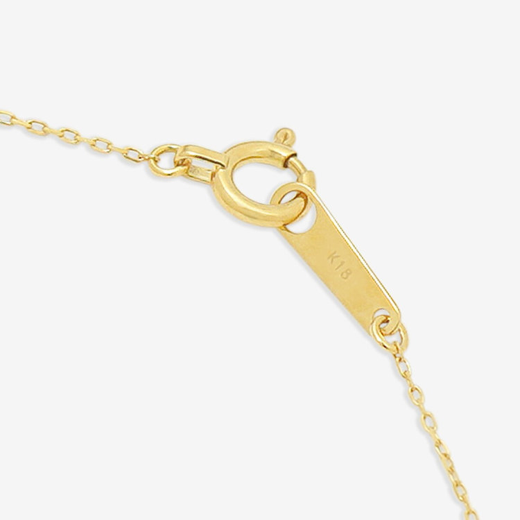 BLOOM ブルーム 【ドラマ着用】【Lumen（光の単位）】6月誕生石 K18 イエローゴールド あこや真珠 ネックレス イエローゴールド