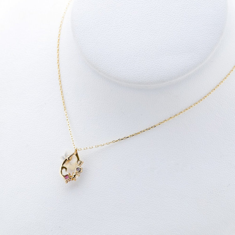 BLOOM ブルーム 【Birth Flower】1月誕生花 K10 イエローゴールド スイセン ネックレス イエローゴールド