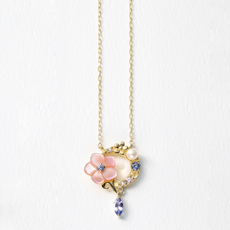 Birth Flower】12月誕生花 K10 イエローゴールド クリスマス