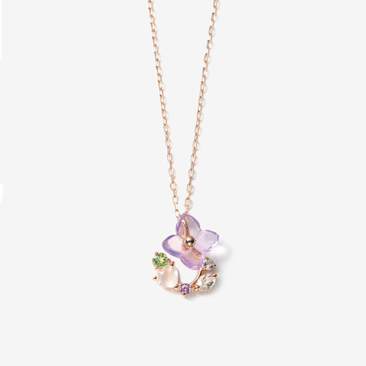 2026スプリングコレクション】【Birth Flower】4月誕生花 K10 ピンク 