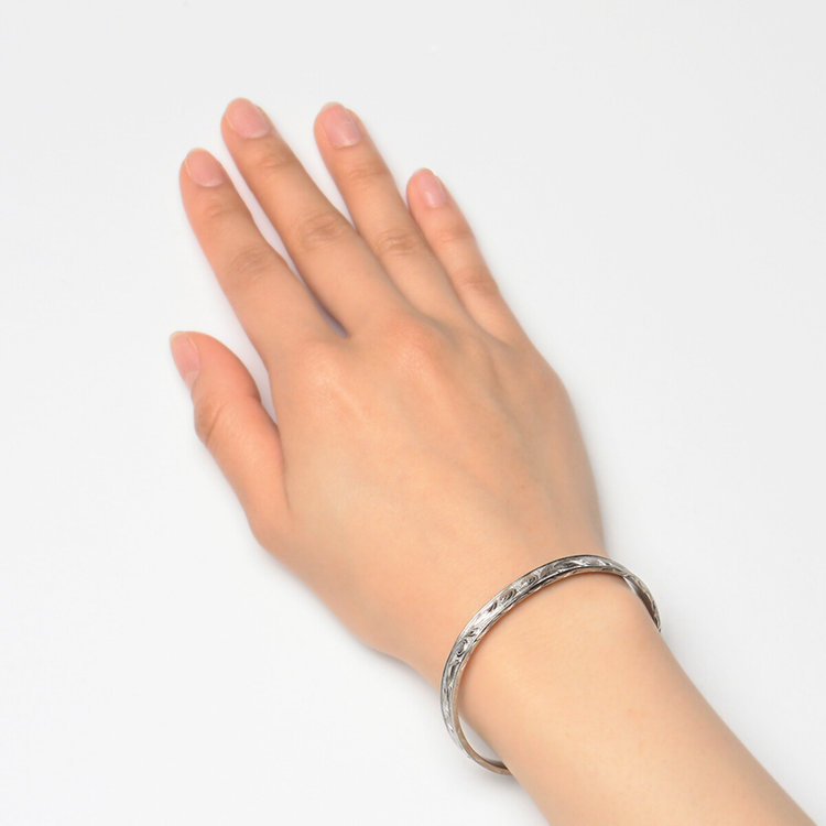 BLOOM ブルーム ステンレス ペアバングル（メンズ）（サージカルステンレス 316L） シルバー