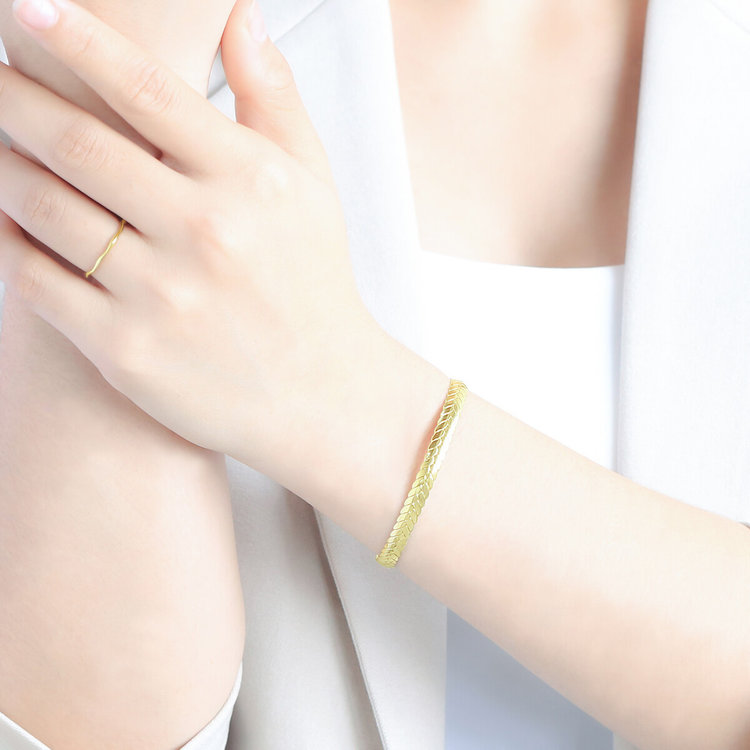 BLOOM ブルーム ステンレス バングル（サージカルステンレス316L） イエロー