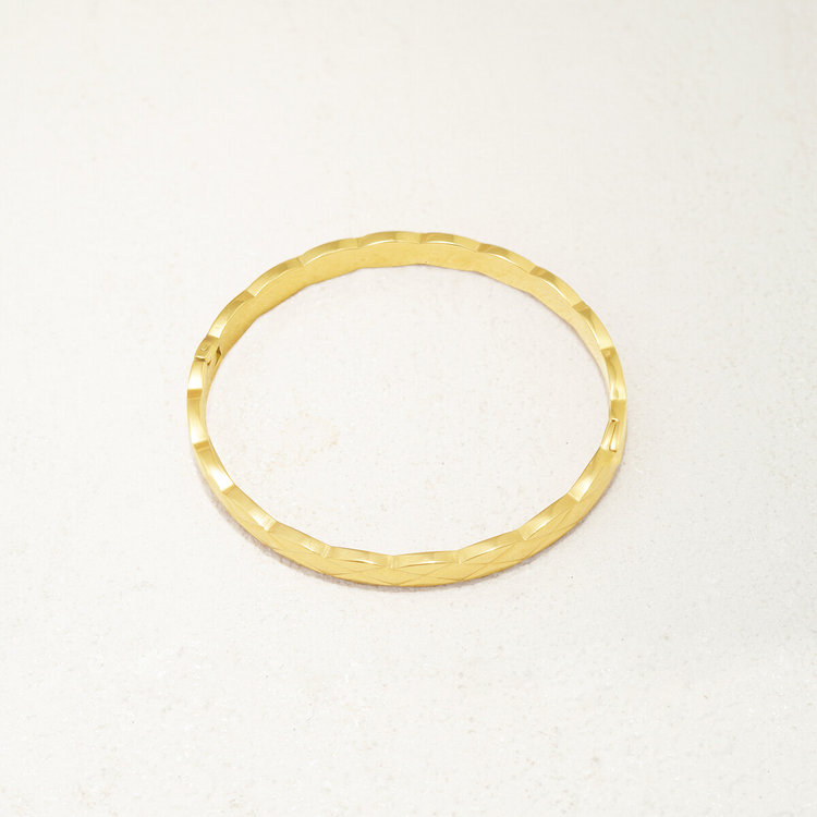 BLOOM ブルーム ステンレス バングル（サージカルステンレス316L） イエロー