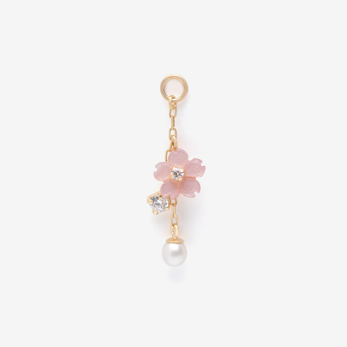2026スプリングコレクション】【Birth Flower】4月誕生花 K10 ピンク
