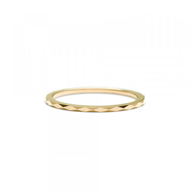 【Mood】シルバー イエローゴールドメッキ リング（指輪）※ピンキーサイズあり