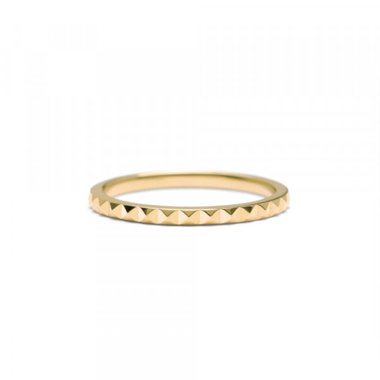 【Mood】シルバー イエローゴールドメッキ リング（指輪）※ピンキーサイズあり