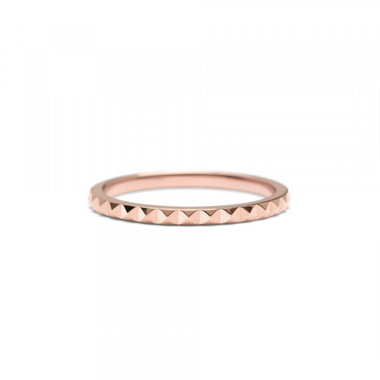 【Mood】シルバー ピンクゴールドメッキ リング（指輪）※ピンキーサイズあり