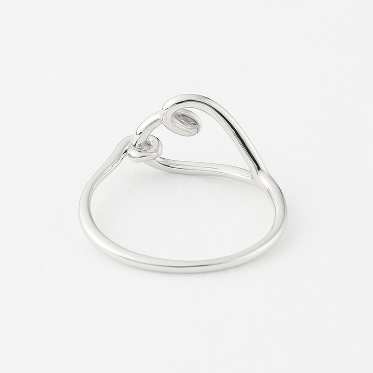 BLOOM ブルーム 【公式サイト限定】シルバー ロジウムメッキ ハート ピンキーリング（指輪） シルバー