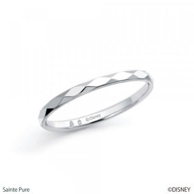 【ディズニー】シンデレラ シルバー プラチナメッキ ペアリング（メンズ）