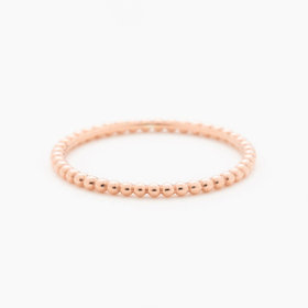 シルバー ピンクゴールドメッキ リング（指輪）