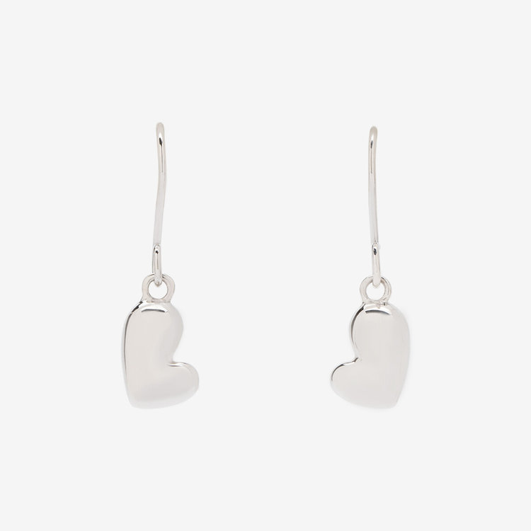 BLOOM ブルーム 【2025オータムコレクション】シルバー ロジウムメッキ ハート フック ピアス シルバー