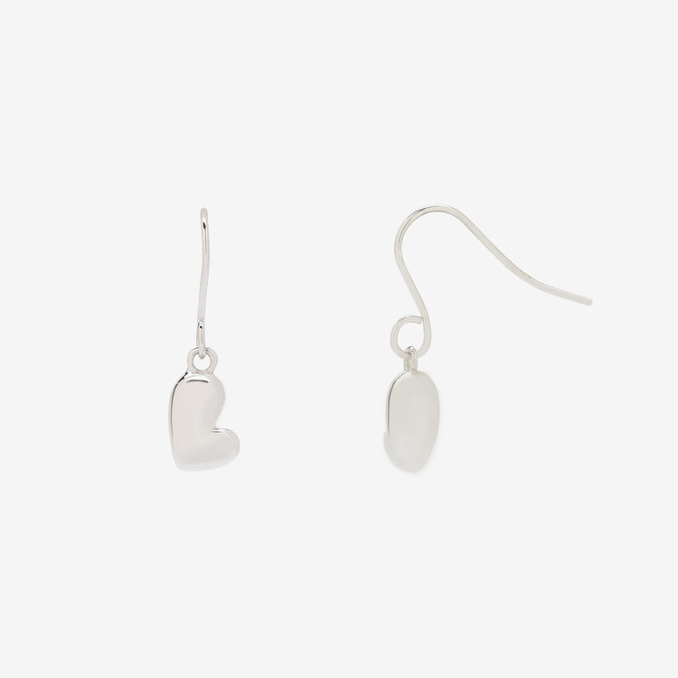 BLOOM ブルーム 【2025オータムコレクション】シルバー ロジウムメッキ ハート フック ピアス シルバー