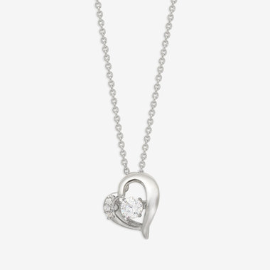 アクセサリー 1075 GLOW】K10 ピンクゴールド ダイヤモンド ネックレス（0.05ct