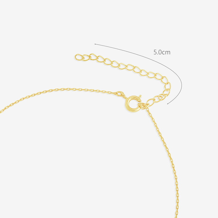 BLOOM ブルーム 【公式サイト限定】1月誕生石 シルバー イエローゴールドメッキ ガーネット リバーシブル ネックレス イエロー