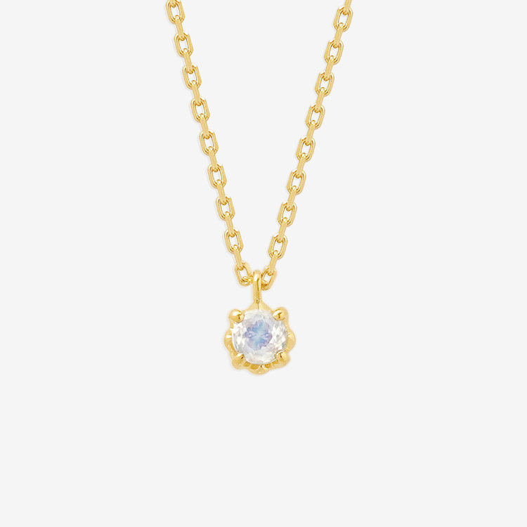 公式サイト限定】6月誕生石 シルバー イエローゴールドメッキ ムーン