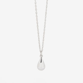 【2025オータムコレクション】シルバー ロジウムメッキ しずく ネックレス