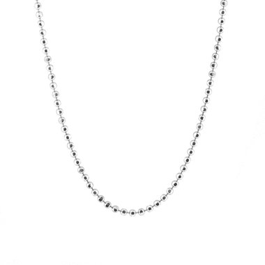 【Mood】シルバー ロジウムメッキ チェーンネックレス（42cm）