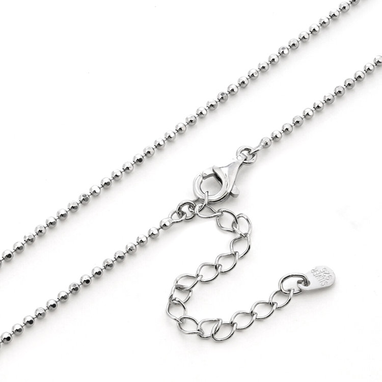 BLOOM ブルーム 【Mood】シルバー ロジウムメッキ チェーンネックレス（42cm） シルバー