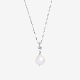 【WEB限定】6月誕生石 シルバー ロジウムメッキ あこや真珠 ネックレス