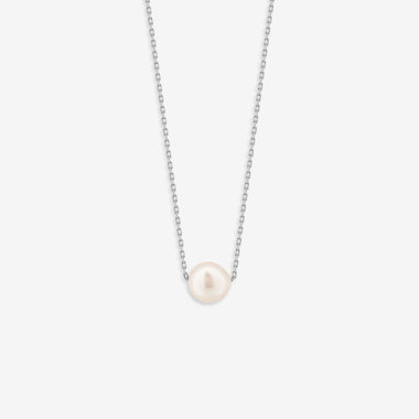 【WEB限定】6月誕生石 シルバー ロジウムメッキ あこや真珠 ネックレス