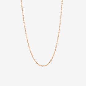 【Mood】シルバー ピンクゴールドメッキ チェーンネックレス（50cm）