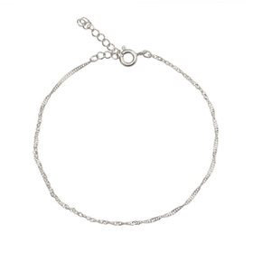 【Mood】シルバー プラチナメッキ ブレスレット